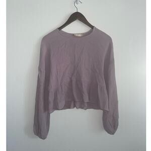 ALTR’D STATE LILAC TOP BLOUSE XS flowy boho
